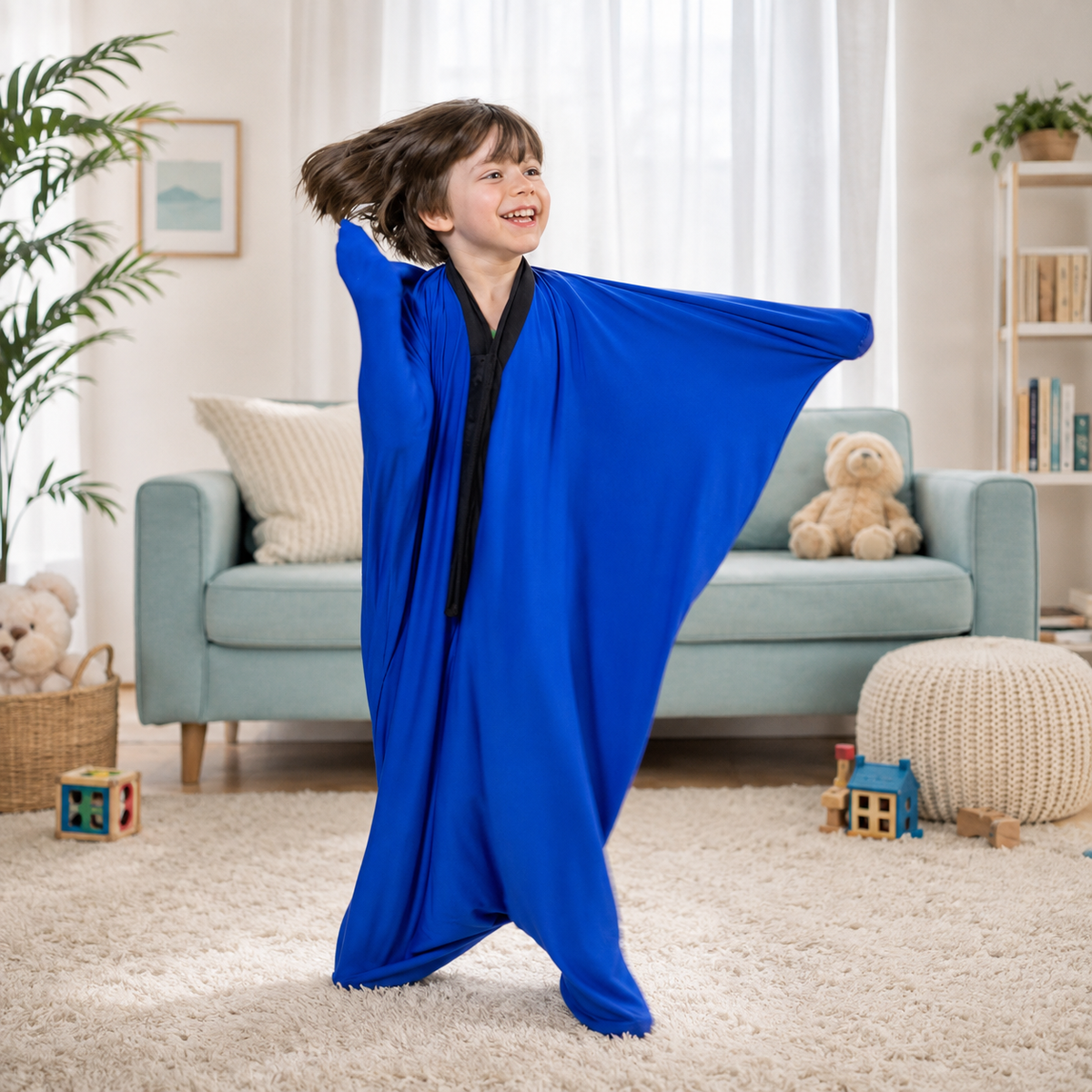 Sensory Body Sock for Kids – Breathable Lycra Deep Pressure Sock for Autism & Calming Sensory Input