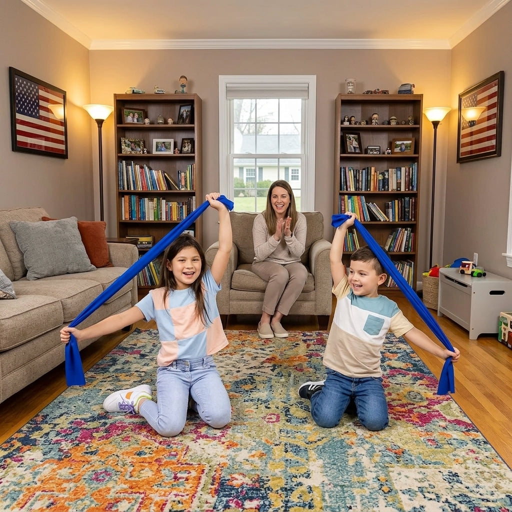 Bouncy Bands for Chairs – Stretchy Sensory Foot Fidget Band for Kids' Focus (ADHD & Classroom)